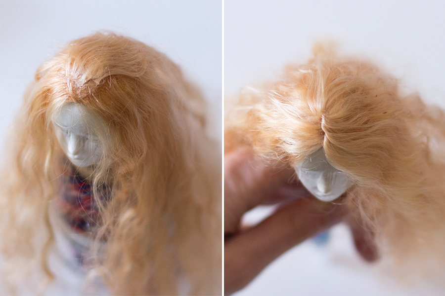How to make a wig for a doll? — Adele Po.